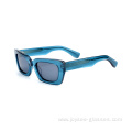 Customize Logo New Handmade Wholesale Full Rim Cat Eye Acetate Frames Sunglasses